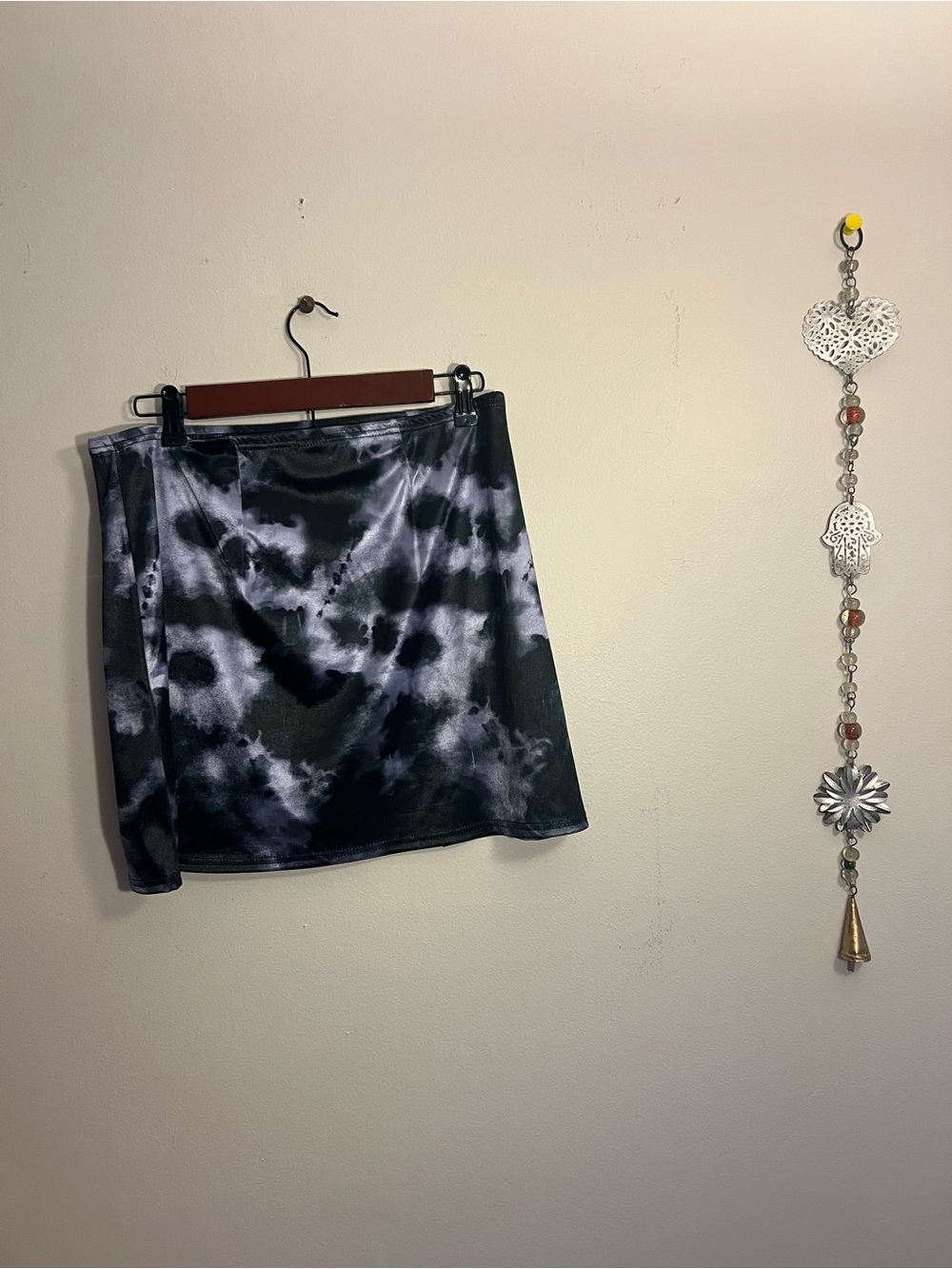 Urban Outfitters Black & Purple Mini Skirt